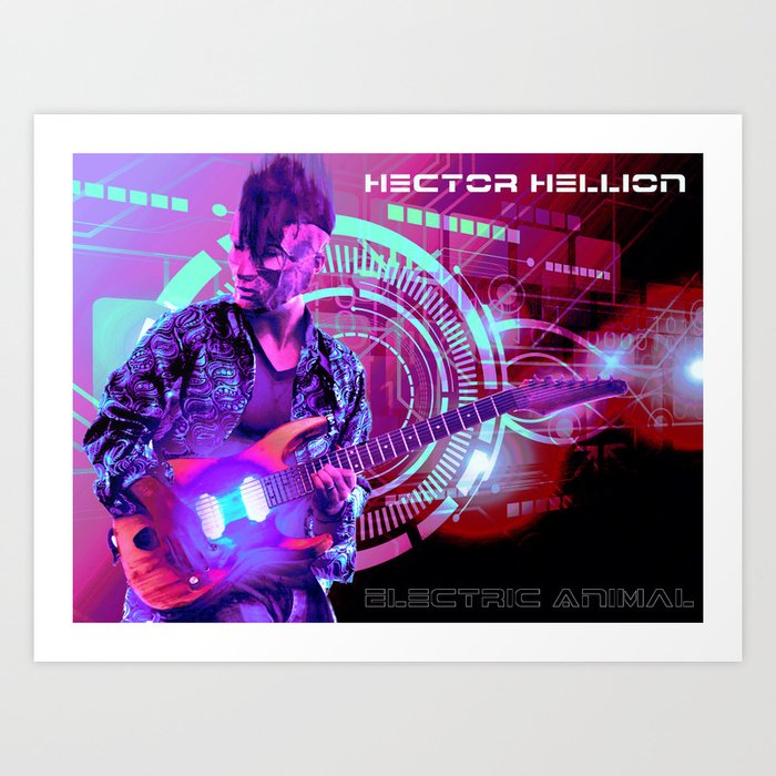 Hector Hellion - Electric Animal Art Print