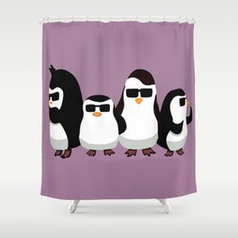 Penguins of Madagascar Shower Curtain