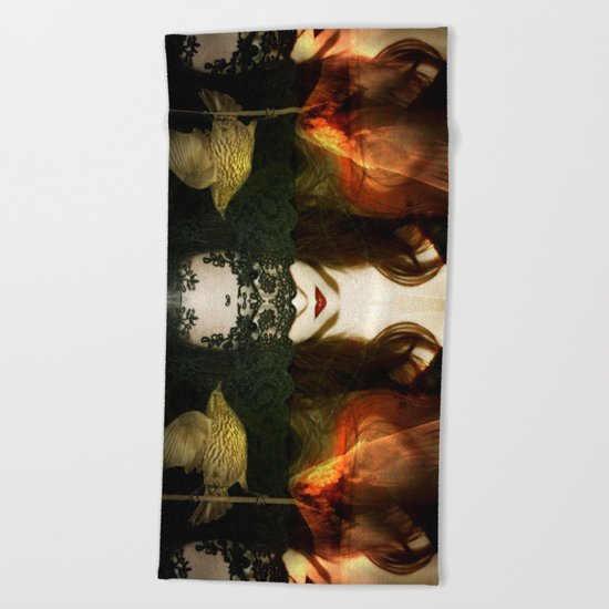 Madame Mayhem Beach Towel