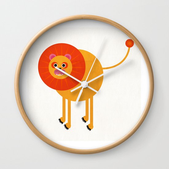Lion Wall Clock