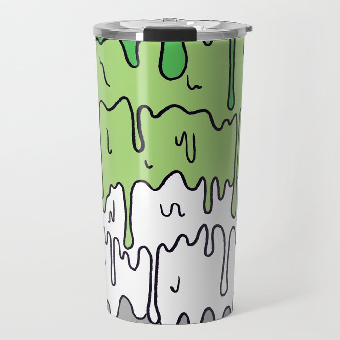 Cute Pride Pastel Melting Pride Design Aromantic Flag Travel Mug By Limolida Society6