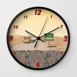 Now Leaving Sunnydale Wall Clock