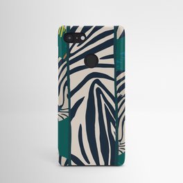 Friendly running zebras Android Case