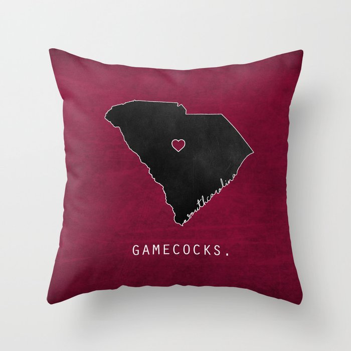 Gamecocks Throw Pillow