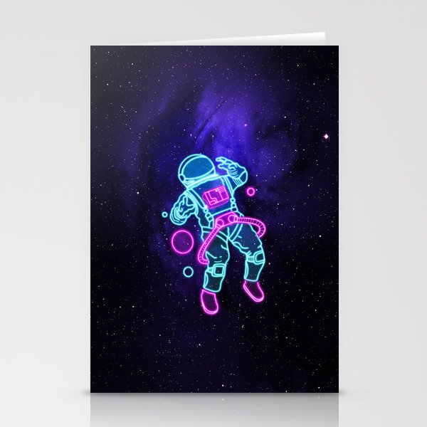 Space Astronaut Stationery Cards