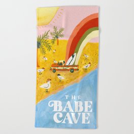 Babe Cave 2 Beach Towel