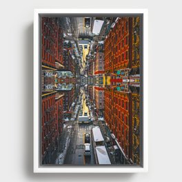 Surreal New York City Framed Canvas