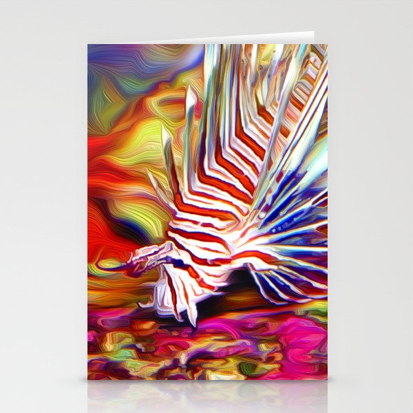Lionfish in the Daytime Stationery Cards