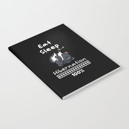Eat Sleep Hibernation 100 Skunk Notebook