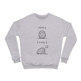 Inhale Exhale Hedgehog Crewneck Sweatshirt