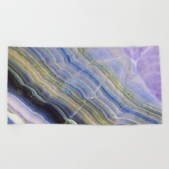 Pastel Onyx Marble II Beach Towel