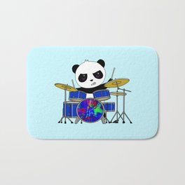 A Drumming Panda Bath Mat