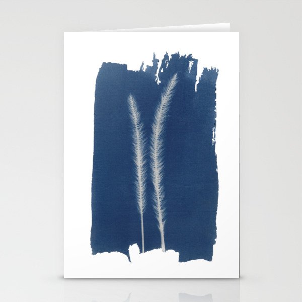 Jackie Partridge Art - Wheat- Cyanotype Stationery Cards