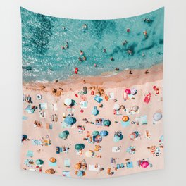 Aerial Ocean Print, Pastel Colors Beach, Sea Beach Print, Coastal Print, Beach Photography, Aerial Beach Print, Bondi Beach Print, Art Print Wall Tapestry