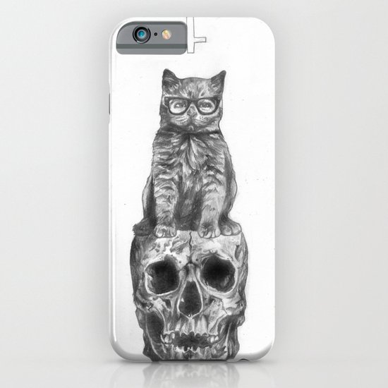 The Cat, The Skull, The Cross iPhone & iPod Case