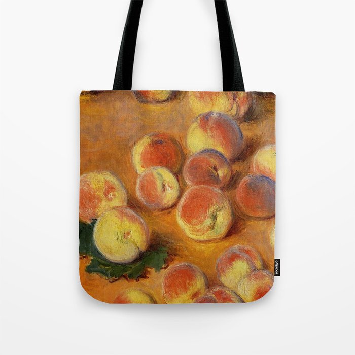 Monet Peaches 1883 Tote Bag
