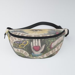 Friendship Love And Truth Vintage Sentiment Gift Fanny Pack