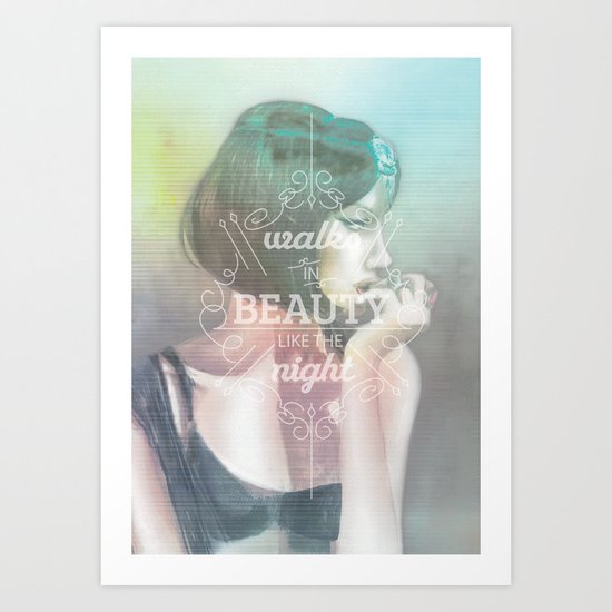 Walks in Beauty Art Print