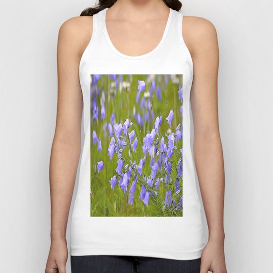 Bluebells Meadow Unisex Tank Top