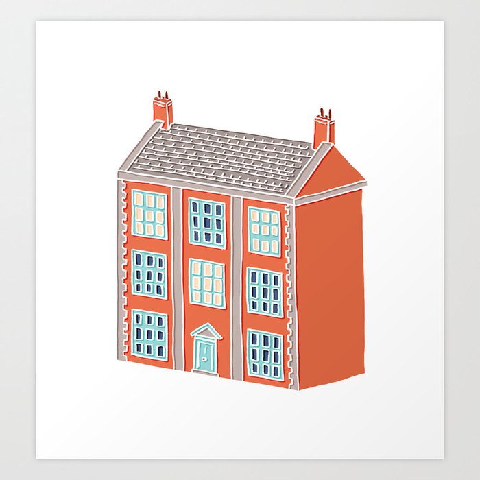 Little Big House Art Print By Emmafitzgerald Society6
