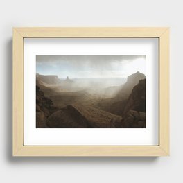 Storm in Canyonlands National Park Recessed Framed Print