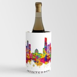 Monterrey Mexico Skyline Wine Chiller