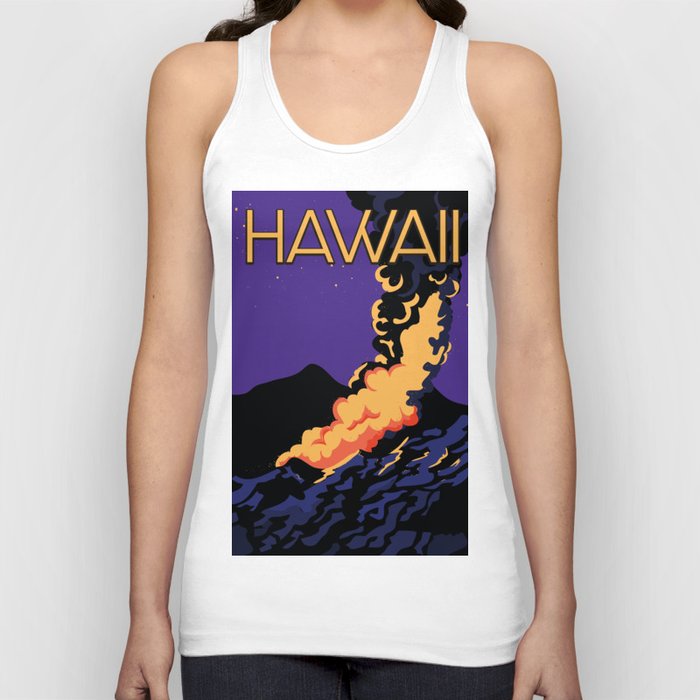 Hawaii Vintage vacation print. Tank Top