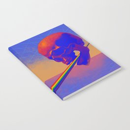 rainbow skull vista Notebook