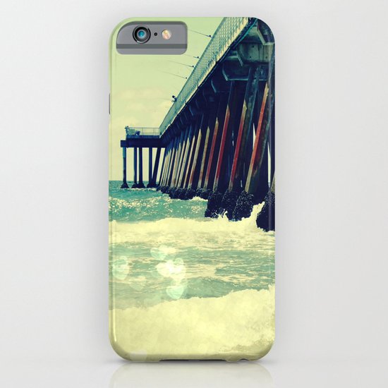 Hermosa Beach Pier Heart Bokeh iPhone & iPod Case