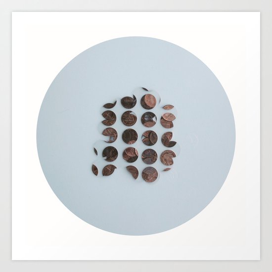 Pennies Art Print