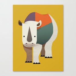 Rhinoceros Canvas Print