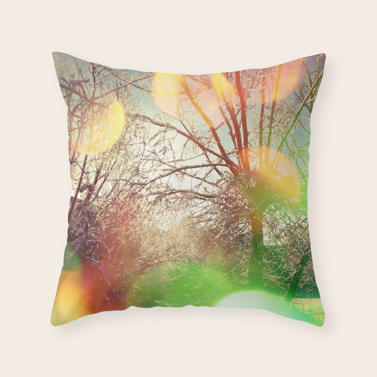 Snow Day Throw Pillow