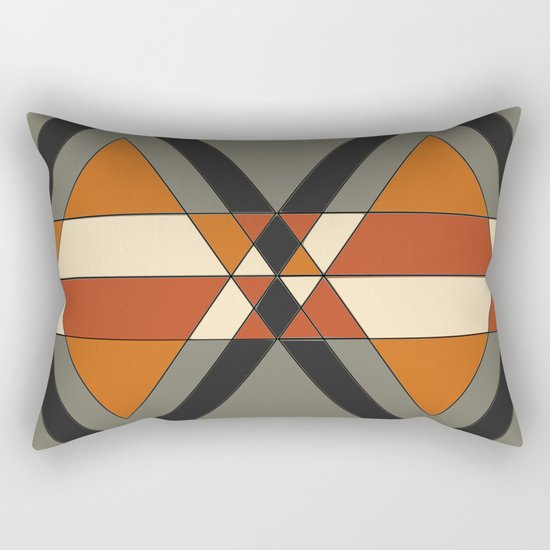 Tribal geometry Rectangular Pillow