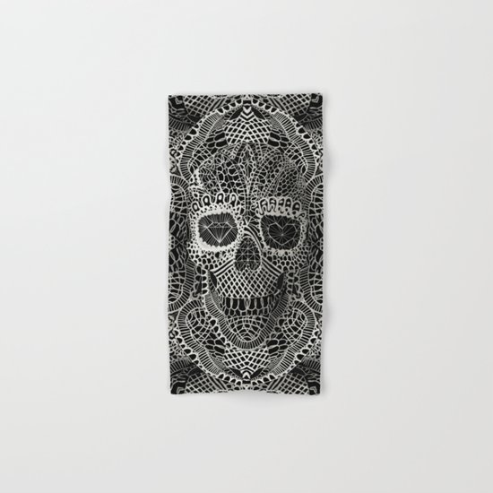 Lace Skull Hand & Bath Towel