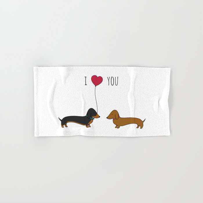 Sausage dog 2025 bath towel
