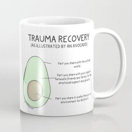 Trauma Recovery Avocado Model Mug