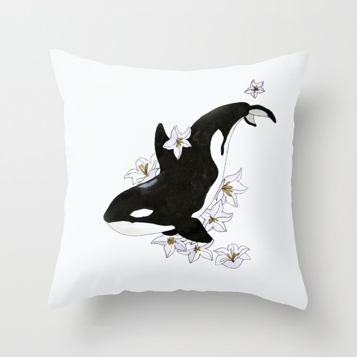 killer whale pillow