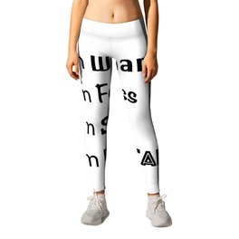 I am woman Leggings