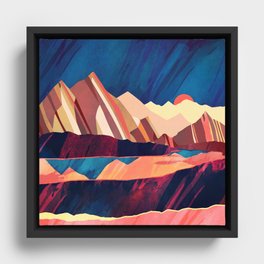 Desert Valley Framed Canvas
