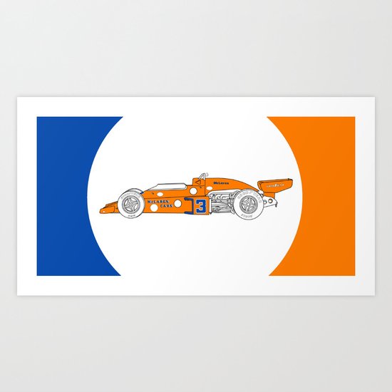 McLaren M16C - Trailing Liveries Art Print