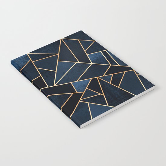 Navy Stone Notebook