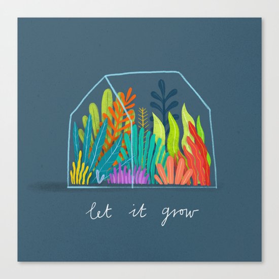 Let it grow Canvas Print