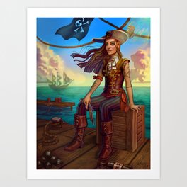 Pirate Commission Art Print