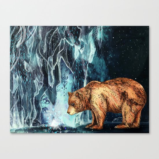 BearCave Canvas Print