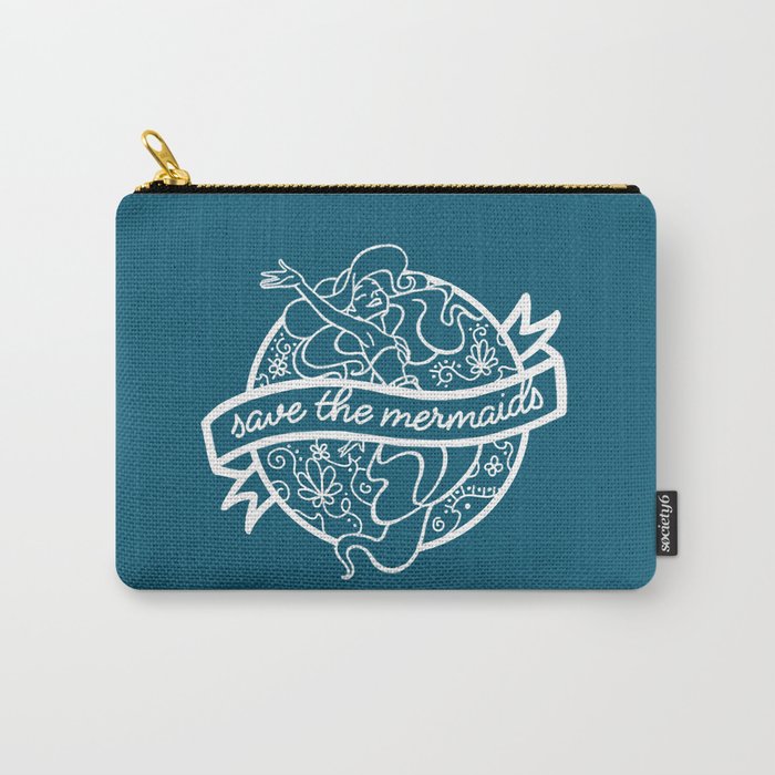 Save the Mermaids Carry-All Pouch