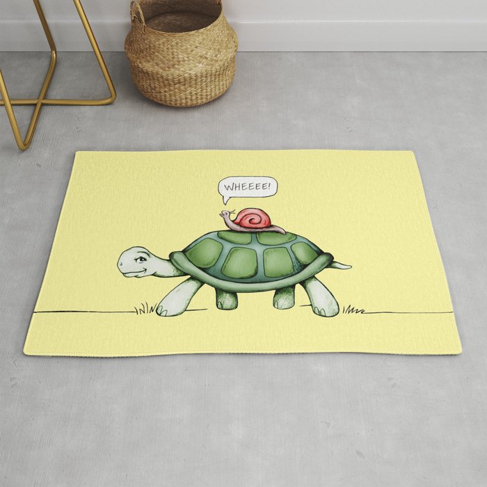 The Snail & The Turtle Rug