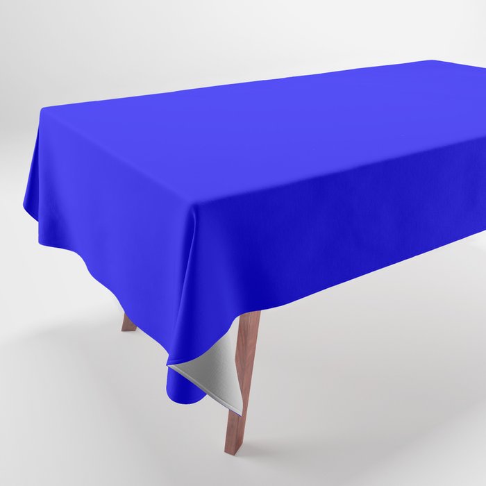 Strong Blue Tablecloth