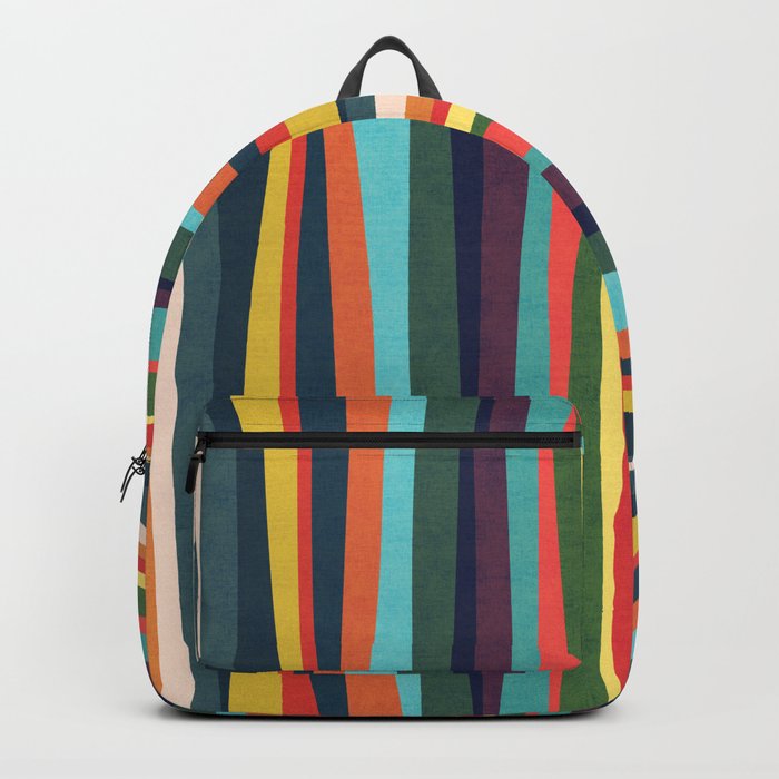 Mid-century zebra Backpack