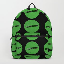 Horror Rewind Backpack | Digital, Pattern, Stencil, Illustration, Scary, Horrorretro, Vector, Pop Art, Video, Sticker 