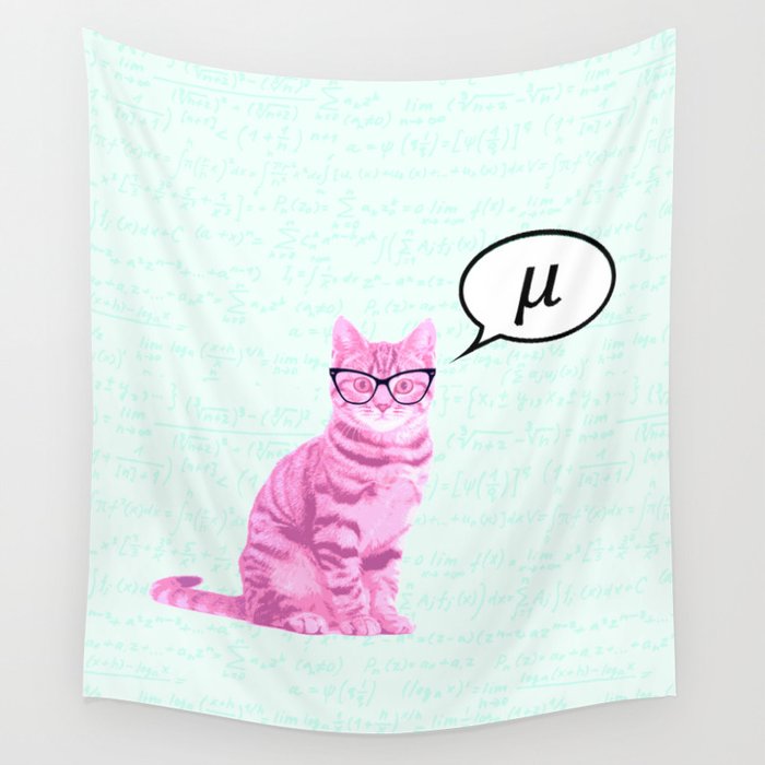 Smarty Cat Wall Tapestry